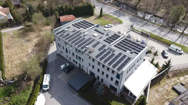 Bielsko-Biała, instalacja PV zrealizowana z programu "50 na start" WFOŚiGW w Katowicach