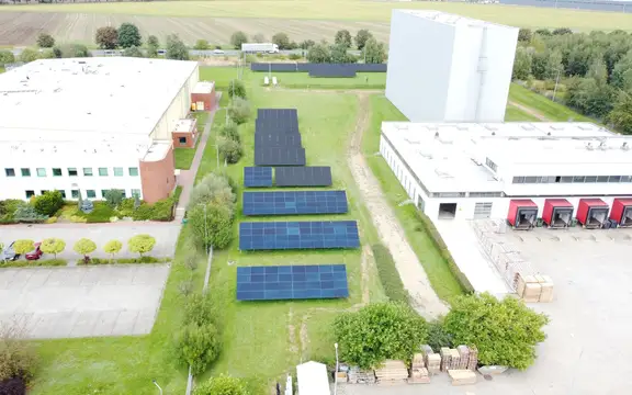 Instalacja fotowoltaiczna o mocy powyżej 50 kW zamontowana na gruncie
