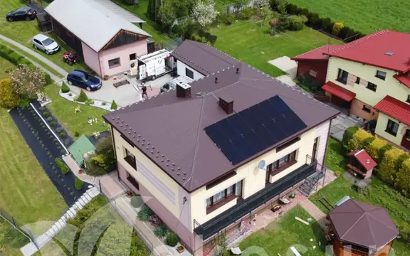 Fotowoltaika na dachu domu