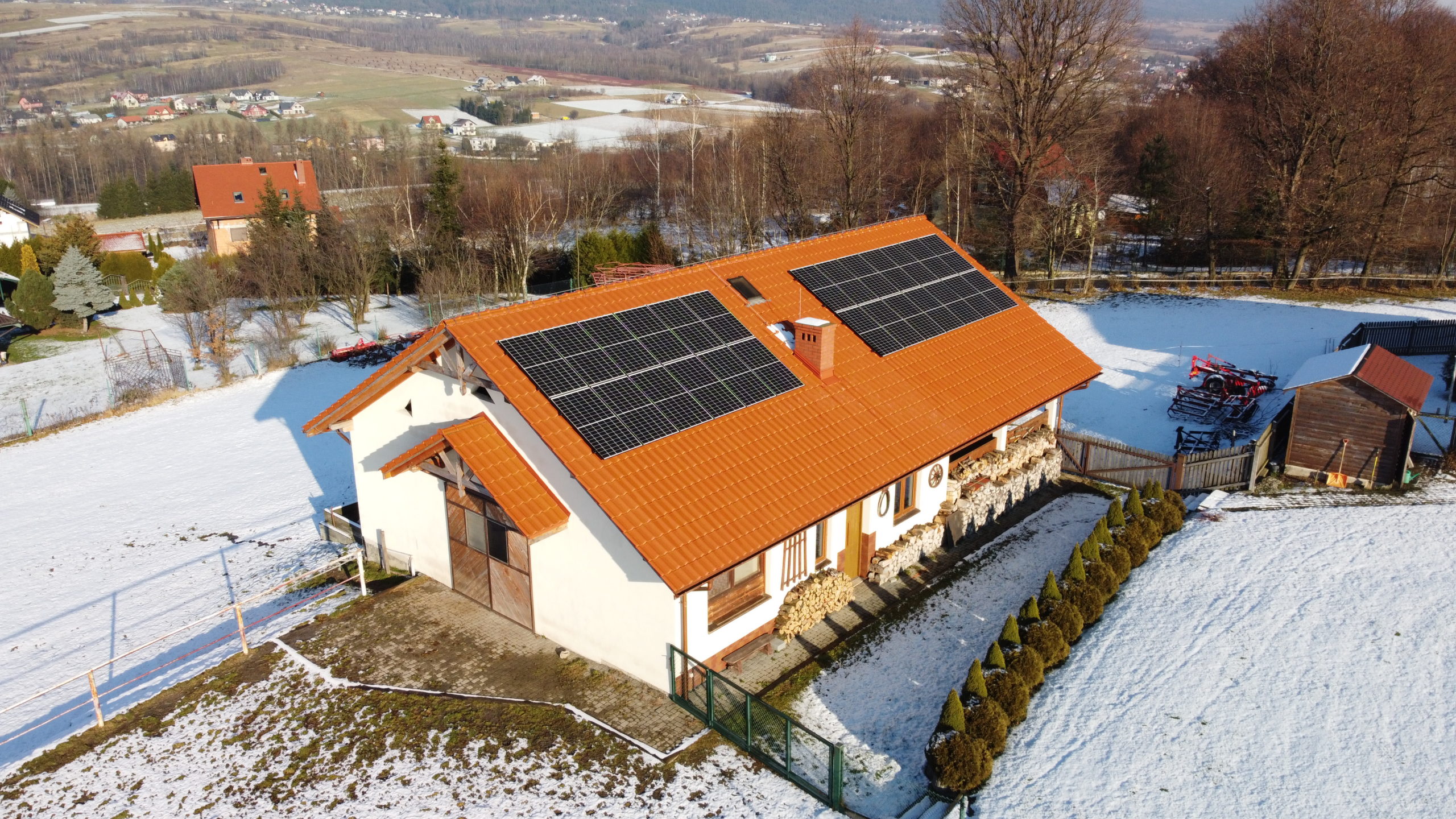 Fotowoltaika - Słoneczna Żywiecczyzna: Rychwałd: Instalacja PV o mocy 9,23 kWp