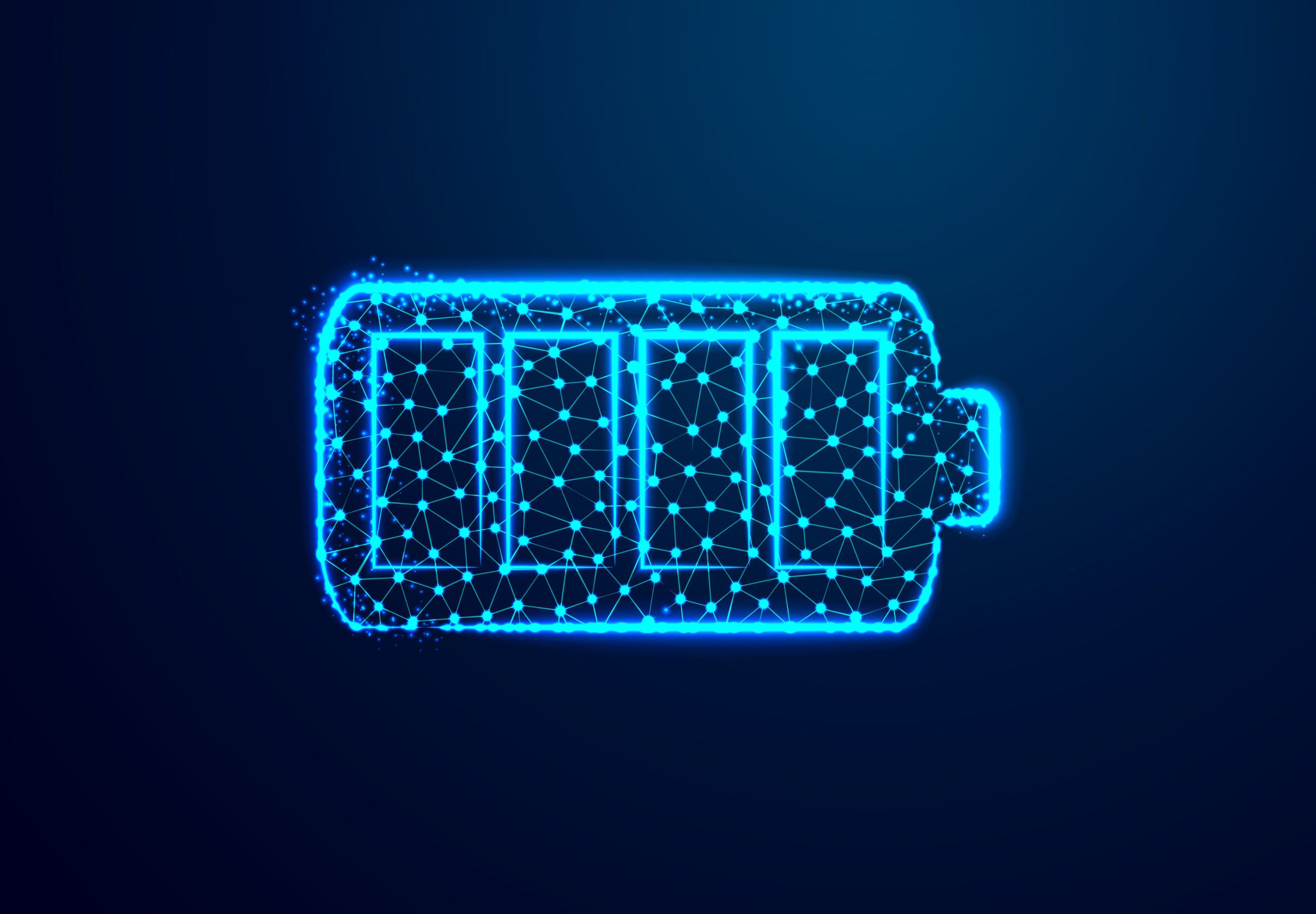 Na grafice została przedstawiona niebieska bateria nawiązująca do tekstu - magazyn energii do domu.